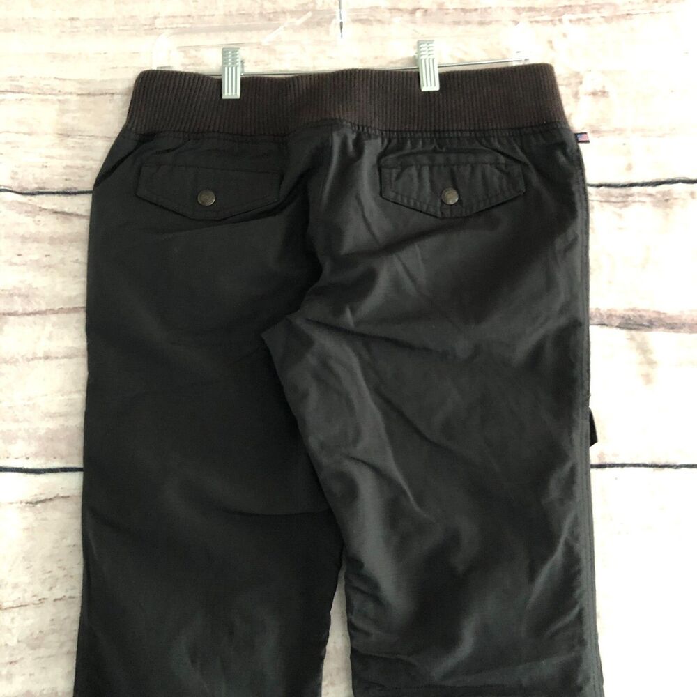 Vintage Polo Jeans Company Pants 2 Womens Black Flight Aviator Cargo Snow Winter - Picture 7 of 15